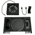 thumbnail image 2 of Estacia de Enfriamiento de Consola de Juegos, Dual Controlador Carger Dock Console Console Stand de Enfriamiento ABS Diseño de Ranura de Disco Potente para la Serie X, 2 of 7