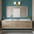 thumbnail image 2 of 85422LCB Lark Bri - 30W 2 LED Small Bath Vanity-9 Inches Tall and 15 Inches Wide-Lacquered Brass Finish, 2 of 10