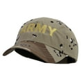 thumbnail image 2 of US Army Embroidered Enzyme Washed Camo Cap - Desert OSFM, 2 of 5