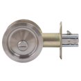 thumbnail image 2 of Round Pocket Door Lock, Privacy (Bed/Bath) Latch, 2-3/8" Backset, RCL, Satin Nickel by Stone Harbor Hardware, 2 of 5