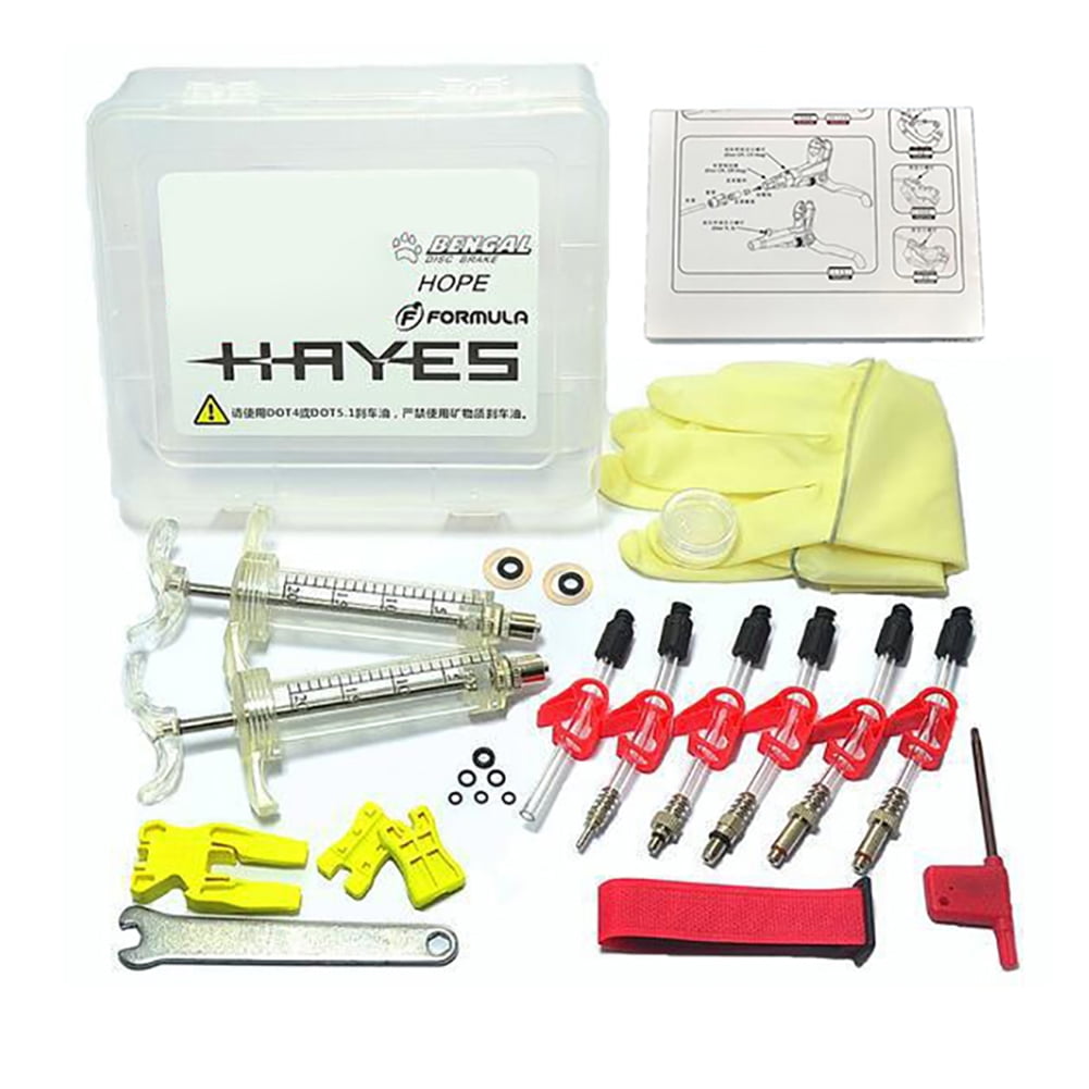 Bicycle Hydraulic Disc Brake Bleed Kit Tools for AVID Formula HYGIA USAGI HAYES