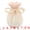 Pink, variant on Unique Bargains Modern Ceramic Flower Vase for Centerpiece Pink 4.3"L x 4.3"W x 7.9"H