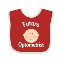 Inktastic Future Optometrist Occupation Boys or Girls Baby Bib