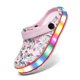 thumbnail image 1 of Zapatos de jardín LED para niños Clogs XPKWS, sandalias iluminadas DJS-Pink, 1 of 6