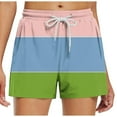 thumbnail image 2 of Rezuofi 1 Pcs Women's Board Shorts Quick Dry Summer Sports Drawstring Beach Trunks Built-in Liner with Pockets Clearance, 2 of 5