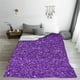 thumbnail image 5 of Balery Glitter Purple Manta de Felpa Suave y Acogedora – Cobija de Franela Aterciopelada para Cama, Lavable y Cálida para Sofá, Mascotas, Transpirable-50"x40", 5 of 7