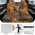 thumbnail image 6 of Xoenoiee Deer Maple Leaves Pattern Back Seat Cover for Car Trucks Van SUV, Waterproof Rear Bench Towel Seat Covers for Dogs and Kids,Automotive Backseat Protector, 6 of 7