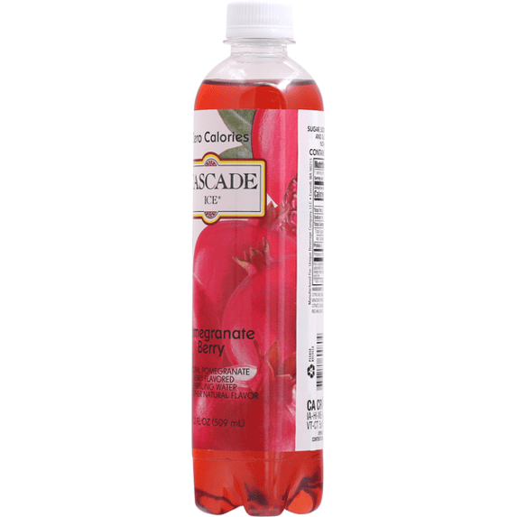Cascade Ice Sparkling Water, Pomegranate Berry, 17.2 Fl Oz Pack of 12