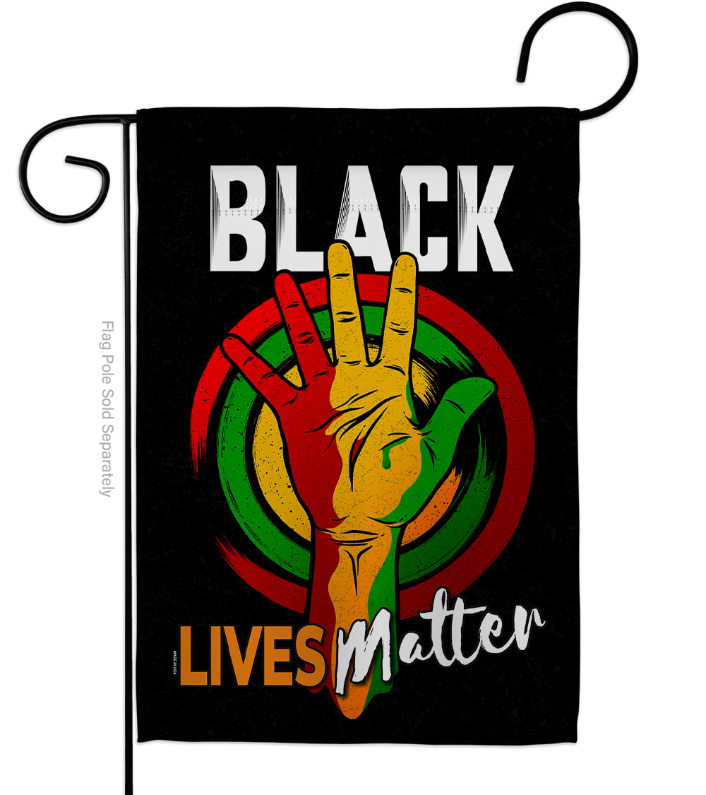 Details about   Black Lives Matter Garden Flag Anti Racism Support House Banner 