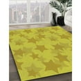 thumbnail image 2 of Ahgly Company Indoor Rectangle Patterned Yellow Novelty Area Rugs, Swatch Sample, 2 of 6