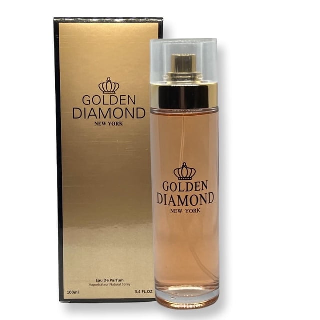 Perfume Secret Plus Golden Diamond Eau de Parfum para mujer, 100 ml