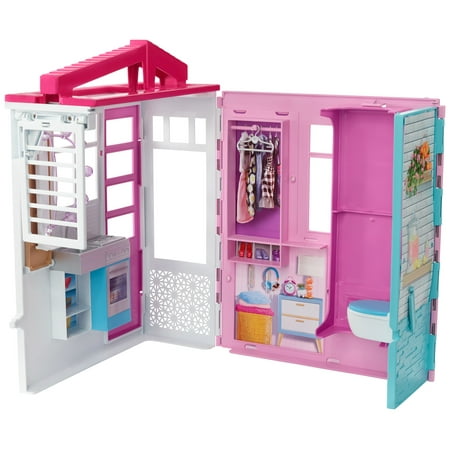 Barbie Estate Fully Furnished Close & Go House with Themed Accessories
