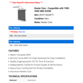 thumbnail image 2 of Heater Core - Compatible with 1988 - 2000 GMC K2500 1989 1990 1991 1992 1993 1994 1995 1996 1997 1998 1999, 2 of 2