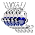 thumbnail image 1 of Collar Narval/Corazón High Monaco NarwhalNeck01 Plata/Azul 5 Pzas, 1 of 4