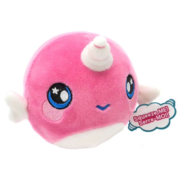 Squeezamals Series 2 Narcissa Narwhal Plush