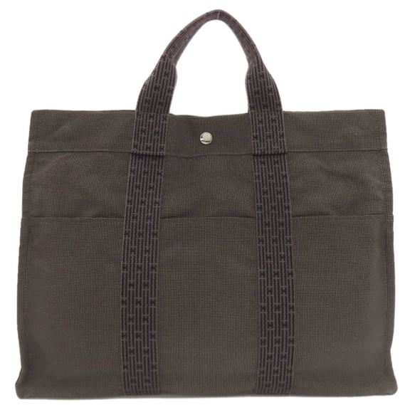 Pre-Owned Hermes Air Line MM Handbag Canvas Women's HERMES (Good)