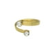 thumbnail image 1 of Anillo para Mujer con Cristal Fino Swarovski Round Stone–  Bañado en Oro 14k– Anillo Elegante y Brillante-Aretes de Mujer de Moda, Joyería para Mujer de Moda– Regalo especial Ortiz Espinosa Temporada, 1 of 2