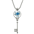 thumbnail image 1 of Collar Colgante de Pulpo Azul Vintage Unbranded Llavero 9 cm 50 cm M, 1 of 3