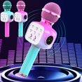 thumbnail image 6 of InsCrazy Bluetooth Karaoke Machine for Kids Adults, Bluetooth Microphone Portable Home Projection Starlight Singing One Machine, 6 of 8