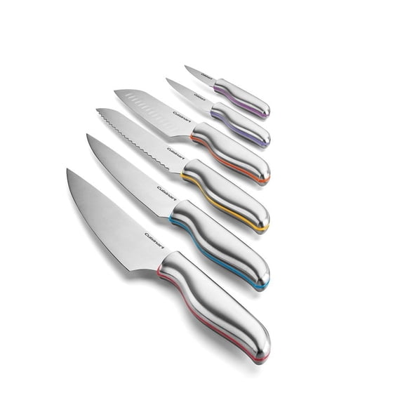 Set de Cuchillos Cuisinart Color Band de Acero 12 Piezas