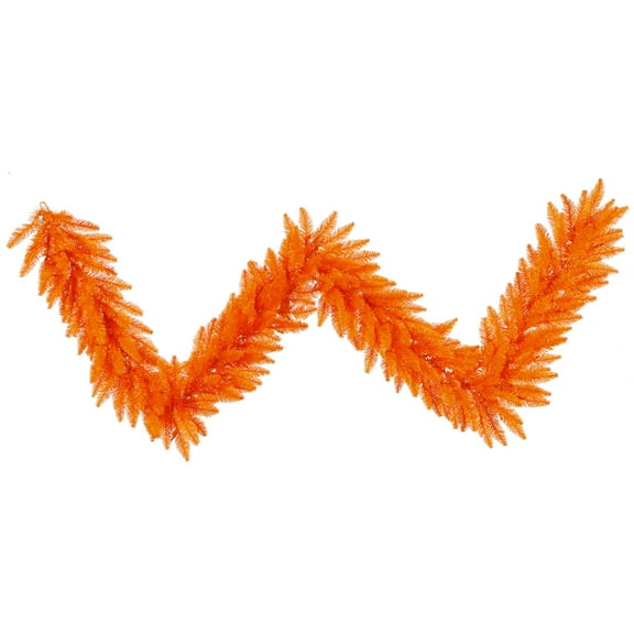 Vickerman 9' Orange Fir Artificial Christmas Garland, Unlit