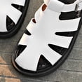 thumbnail image 4 of DIVVce Woven Platform Gladiator Sandals For Women Open Toe Adjustable Buckle Comfort Footwear, 4 of 8