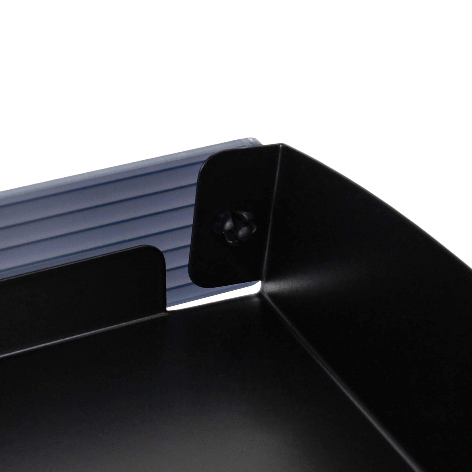 Desktop or Under-Desk Shelf Clamp-on 2-Tier Shelving W/ Adjustable Storage Tray