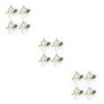 thumbnail image 3 of Flores artificiales para bodas Sonducket Romance a un día especial Novia premium Blanco leche, 3 of 6