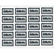 100 Gillette Platinum Blue Double Edge Safety Razor Blades, 20 x 5