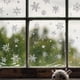 thumbnail image 3 of Pegatinas decorativas despegables y adhesivas con forma de copos de nieve de invierno plateados para el hogar y la oficina, 3 of 4