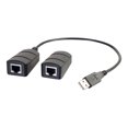 thumbnail image 1 of C2G 1 Port USB 2.0 Over Cat5/Cat6 Extender - USB Extension up to 150ft, 1 of 6