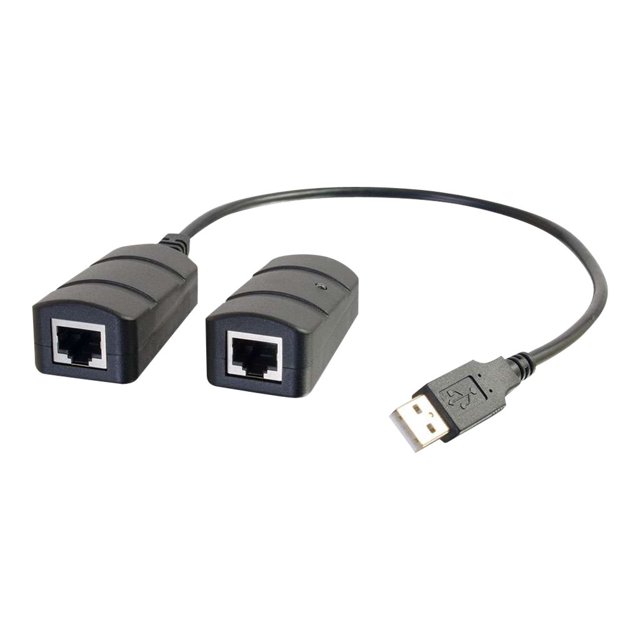C2G 1 Port USB 2.0 Over Cat5/Cat6 Extender - USB Extension up to 150ft
