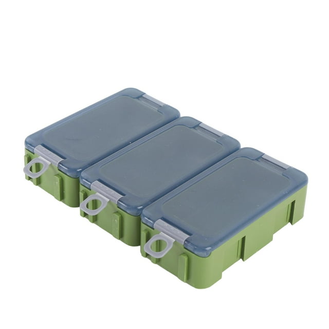 Small Tackle Box with Luminous Seal, Fishing Gear Storage Box for Baits and Hooks, Portable Tackle Box Organizer, Mini Utility Lures Fishing Containers for Anglers Night Fishing