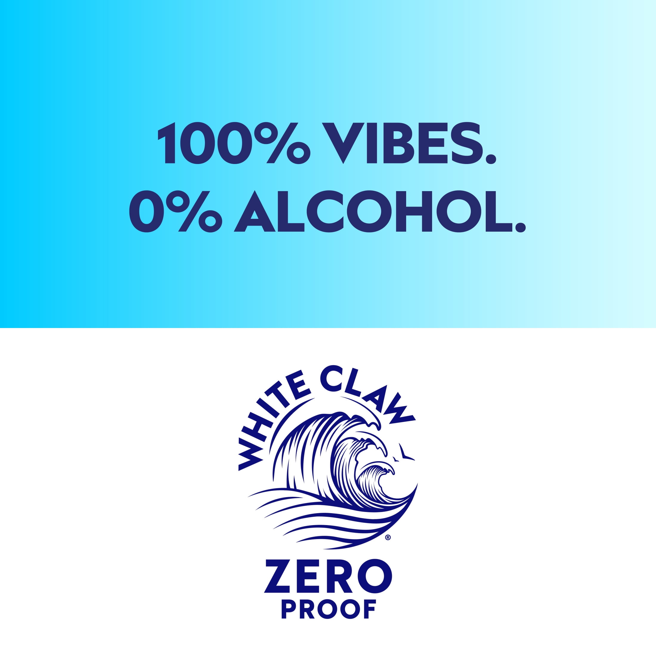 White Claw Zero Proof Variety Pack, 12 Pack, 12 fl oz Cans