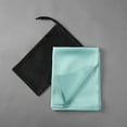 thumbnail image 3 of Luxury Pure Mulberry Silk Pillowcase 32 Momme Drape Collection Greens, 3 of 7
