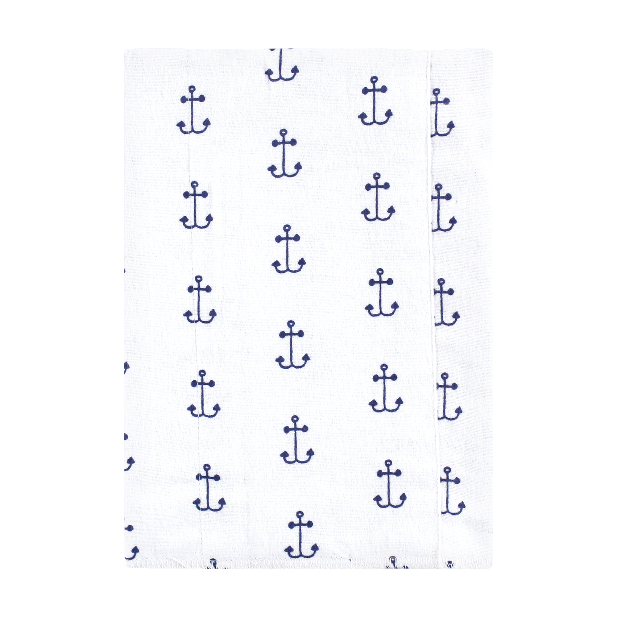 Hudson Baby Cotton Flannel Burp Cloths 4-Pack, Sunshine And Sailboats, One Size