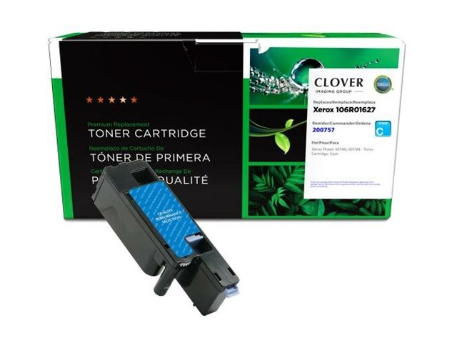 Remanufactured Clover Cyan Toner Cartridge for Xerox 106R01627 200757