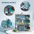 thumbnail image 5 of City Hospital Toy Building Set with LED Lighting, Compatible with Lego, Modular Three-Story Architecture Set (1350 Pieces), 5 of 6