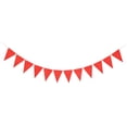 thumbnail image 1 of Wosthever Fiesta de ambiente festivo con guirnalda de banderas - Guirnalda de banderines de colores elegantes y fáciles de usar Kits de decoración para fiestas rojo, 1 of 6