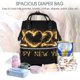 thumbnail image 5 of Easygdp Happy New Year 2025 D para Bolsa de Bebé de Gran Capacidad con Múltiples Bolsillos, Bolsa de Pañales para Padres, Bolsa de Viaje Organizada y Elegante, 5 of 6