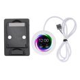 thumbnail image 2 of 2.1 Inch AIO Display Screen Upgrade Kit LCD Screen CPU Temp Monitor for CPU Liquid Cooler, IPS Mini Round Screen, AIDA64 PC CPU RAM HDD Data Monitor, 2 of 7
