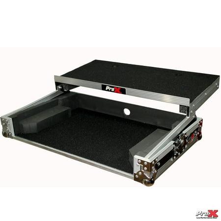 UPC: 0019372405894 | ProX X-MXTPRO3LT Travel Flight Case For Mixtrack Pro 3 w/ Laptop Shelf