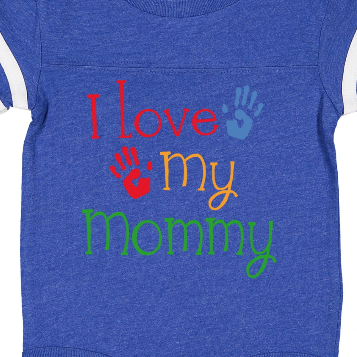 Inktastic I Love My Mommy Handprints Boys or Girls Baby Bodysuit