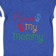 thumbnail image 4 of Inktastic I Love My Mommy Handprints Boys or Girls Baby Bodysuit, 4 of 5