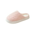 thumbnail image 1 of Pantoufles pour Femmes, Pantoufles d'Hiver en Fourrure à Enfiler pour la Maison pour Femmes, Peluche Douce Intérieur Extérieur Antidérapantes Confort, 1 of 7