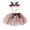 Brown, variant on WOYY Toddler Girls Party Tutu Skirt Fawn Birthday Princess Skirt with Headband, Sizes 1-6