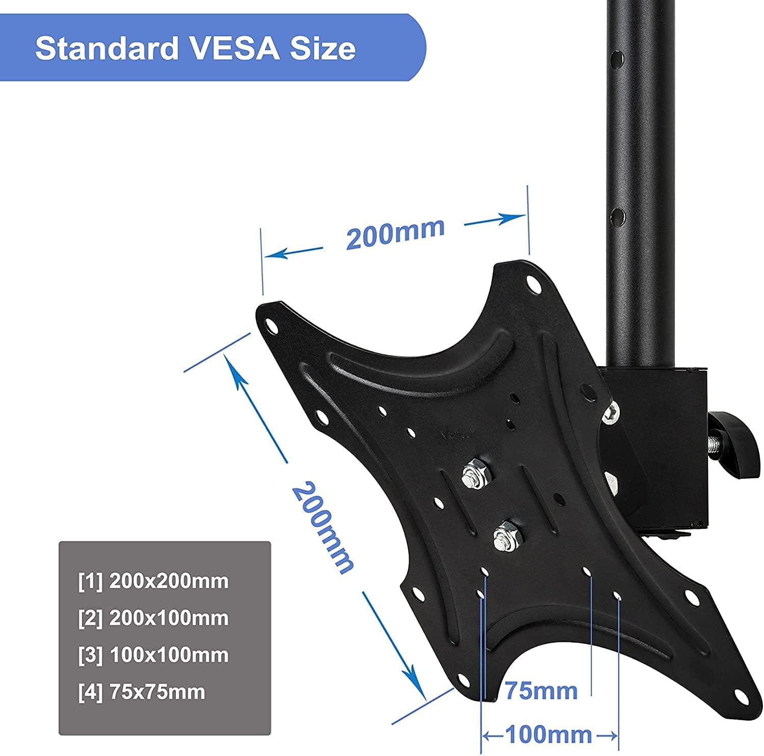 Buy Adjustable Ceiling TV Mount Tilt Swivel TV Monitor Ceiling Mount