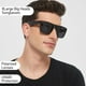 thumbnail image 5 of Lentes de Sol LYZOIT Extragrandes Polarizados Cuadrados para Hombre, 5 of 6
