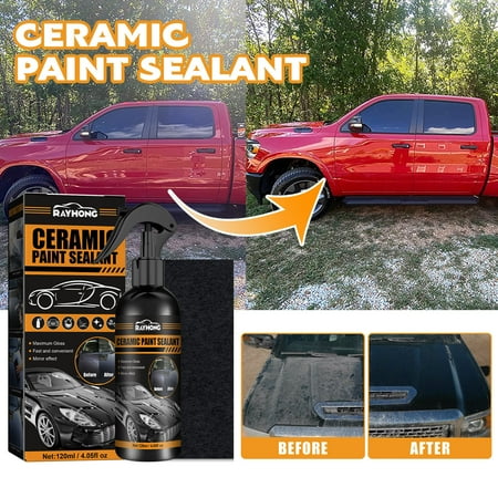 

Naittoop Clearance 2024! RapidCeramic Coating For Cars NanoCeramic Paint Sealant Polish Spray DurableShine And Protection Against Scratches High Temperature Repair Spra 120ml
