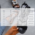 thumbnail image 3 of Women’s Rhinestone Butterfly Cutout Flat Gladiator Sandals, Elastic Ankle Strap Open Toe Daily Dress Shoes, 3 of 6